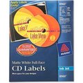 Avery Dennison Avery Inkjet Full-Face CD Labels, Matte White, 40/Pack 8960